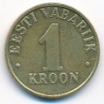 Эстония, 1 крона (2001 г.)