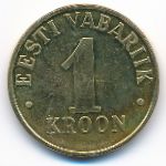Эстония, 1 крона (2001 г.)