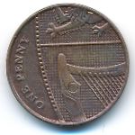 Великобритания, 1 пенни (2008 г.)