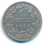 Франкфурт, 1 крейцер (1860 г.)