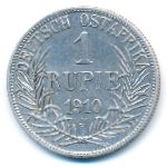 Немецкая Африка, 1 рупия (1910 г.)