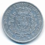 Sardinia, 5 lire, 1821–1831