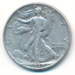 USA, 1/2 доллара (1940 г.)
