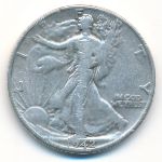 USA, 1/2 доллара (1942 г.)
