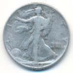 USA, 1/2 доллара (1942 г.)