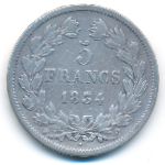 Франция, 5 франков (1834 г.)