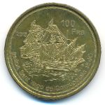 Juan de Nova Island., 100 франков (2013 г.)