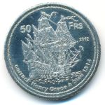 Isle Europa., 50 франков (2012 г.)