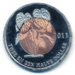 Bonaire., 2 1/2 доллара (2011 г.)