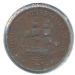 South Africa, 1/2 пенни (1938 г.)