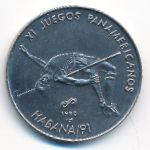 Cuba, 1 песо (1990 г.)