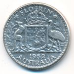 Австралия, 1 флорин (1962 г.)