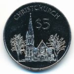 New Zealand, 5 долларов (1997 г.)