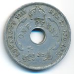 British West Africa, 1 пенни (1936 г.)