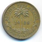 British West Africa, 2 шиллинга (1938 г.)