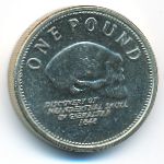 Gibraltar, 1 фунт (2009 г.)