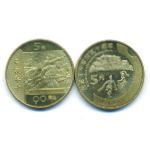 China, Набор монет (2001 г.)