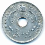 Британская Западная Африка, 1 пенни (1947 г.)