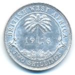 Британская Западная Африка, 2 шиллинга (1916 г.)