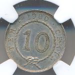 Саравак, 10 центов (1900 г.)