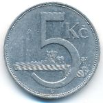 Чехословакия, 5 крон (1938 г.)