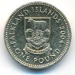 Falkland Islands, 1 фунт (2004 г.)