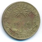 Британская Западная Африка, 1 шиллинг (1926 г.)