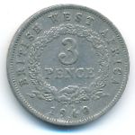 Британская Западная Африка, 3 пенса (1940 г.)
