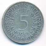 ФРГ, 5 марок (1951 г.)