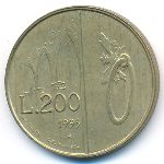 San Marino, 200 лир (1993 г.)