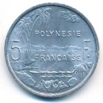 Французская Полинезия, 5 франков (1975 г.)