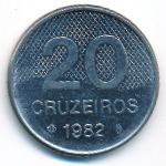 Бразилия, 20 крузейро (1982 г.)