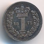 Великобритания, 1 пенни (1875 г.)