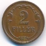 Венгрия, 2 филлера (1929 г.)