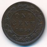 Канада, 1 цент (1859 г.)