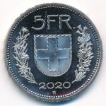 Швейцария, 5 франков (2020 г.)