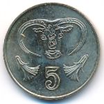 Кипр, 5 центов (2001 г.)