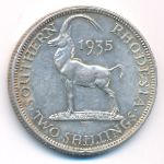 Южная Родезия, 2 шиллинга (1935 г.)