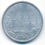 Французская Полинезия, 2 франка (1975 г.)