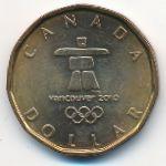 Канада, 1 доллар (2010 г.)