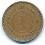 Стрейтс-Сетлментс, 1 цент (1874 г.)