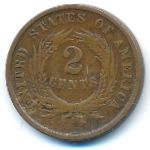 США, 2 цента (1865 г.)