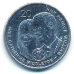 Австралия, 20 центов (2011 г.)