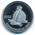 Остров Бонайре., 25 центов (2011 г.)