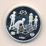 Malta, 5 фунтов (1981 г.)