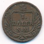 Швеция, 1 далер (1717 г.)