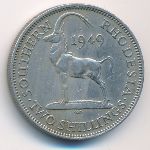 Southern Rhodesia, 2 шиллинга (1949 г.)