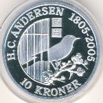 Denmark, 10 kroner, 2007