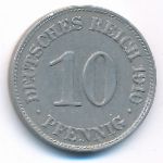 Germany, 10 пфеннигов (1910 г.)