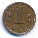 Denmark, 1 эре (1915 г.)